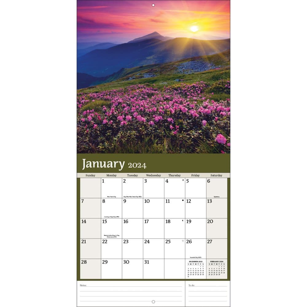 Sunsets 2024 Wall Calendar