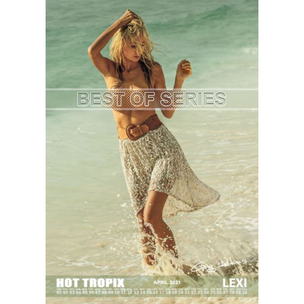 Best of the Hot Tropix Wall Calendar