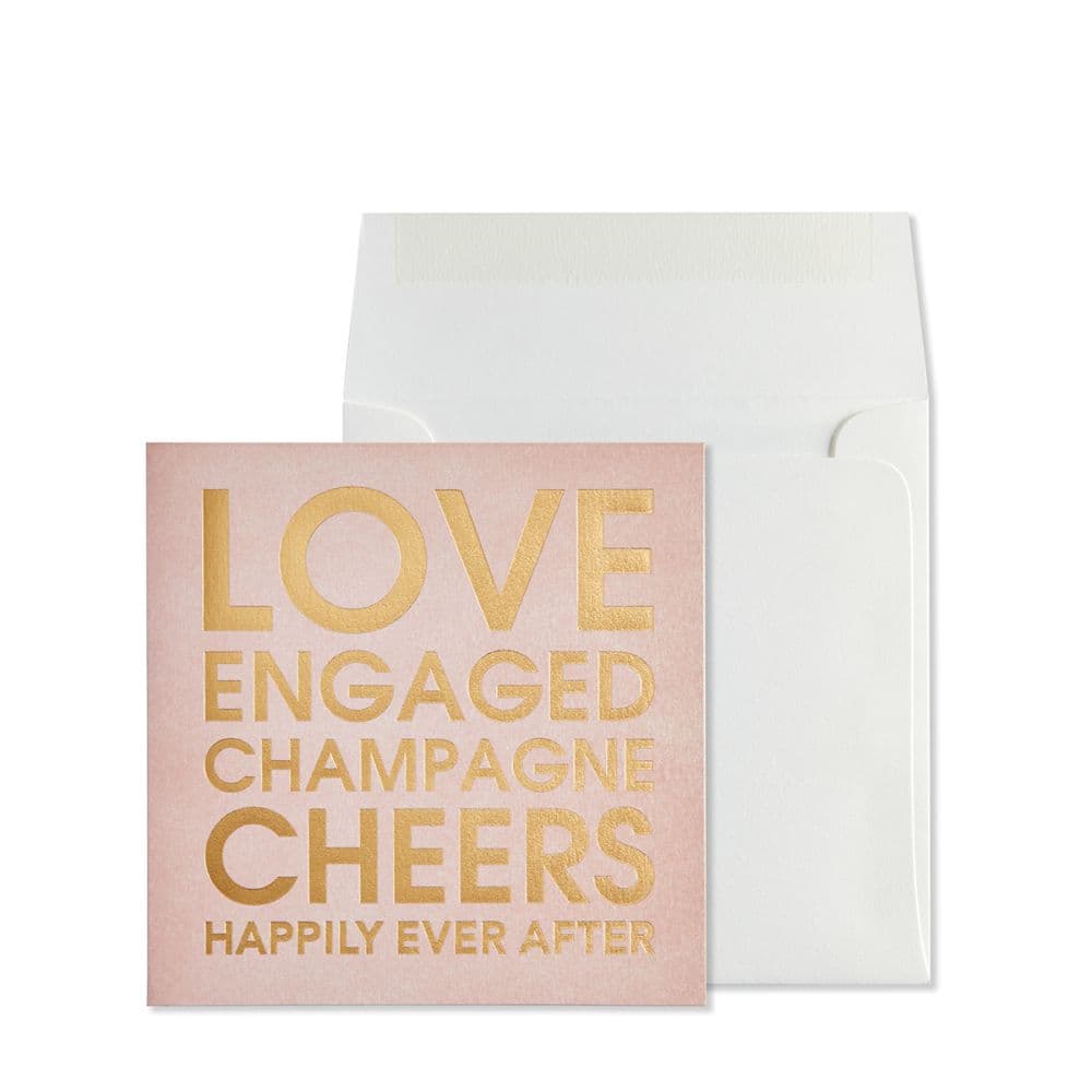 Stacked Words Engagement Card Main Product  Image width=&quot;1000&quot; height=&quot;1000&quot;