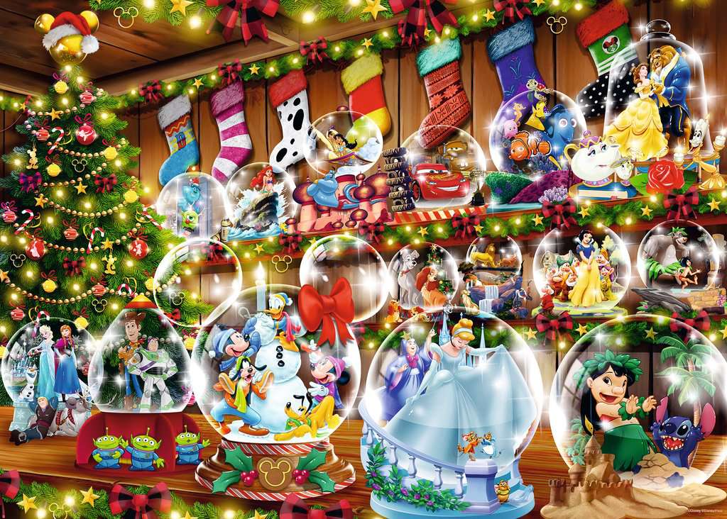 Disney Snow Globes 1000 Piece Puzzle Alternate Image 1