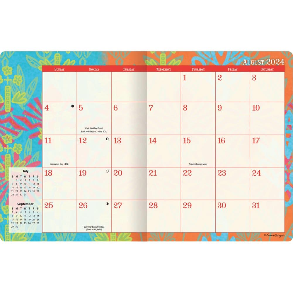 Bohemian by Susan Winget 2025 Monthly Planner