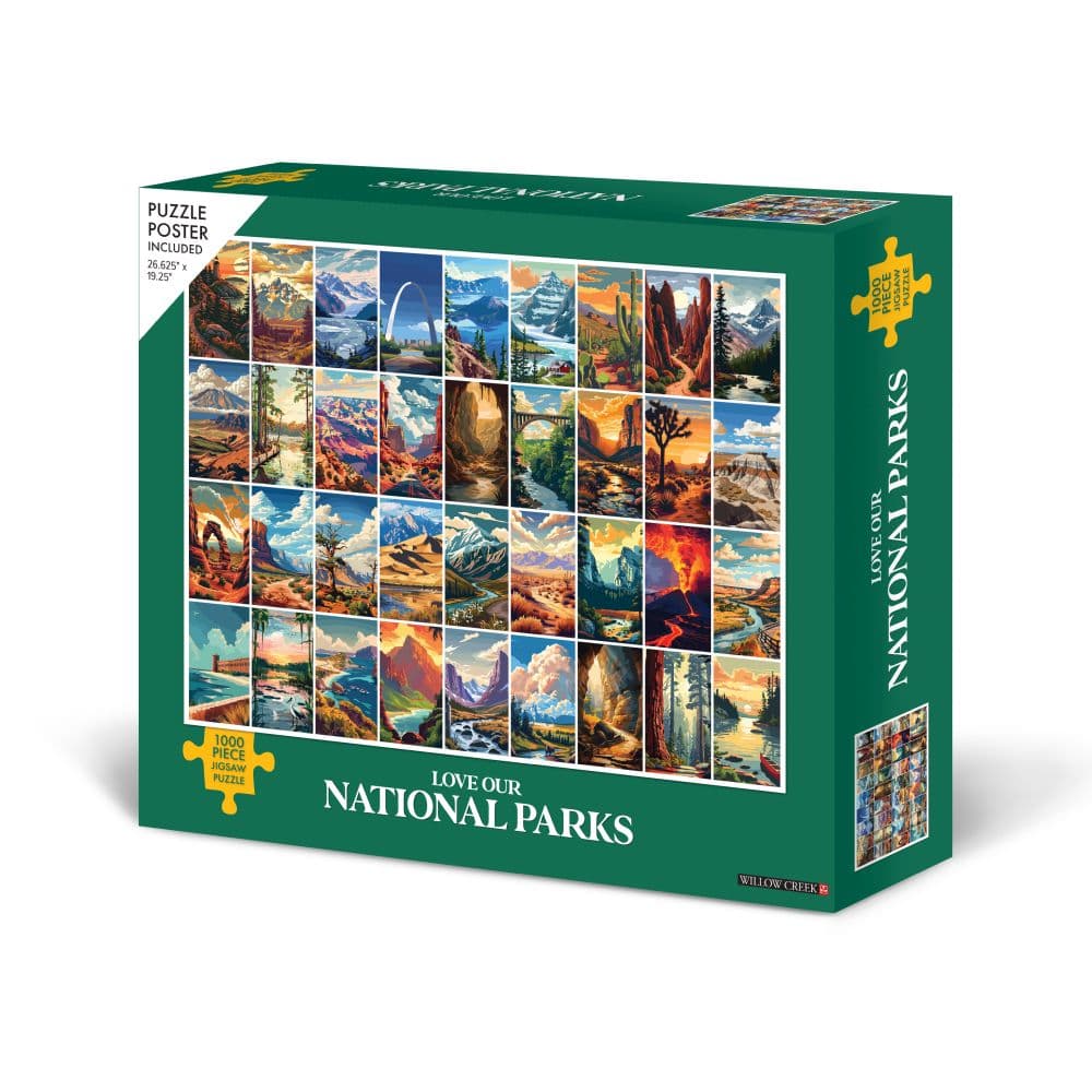 Love Our National Parks 1000 Piece Puzzle side