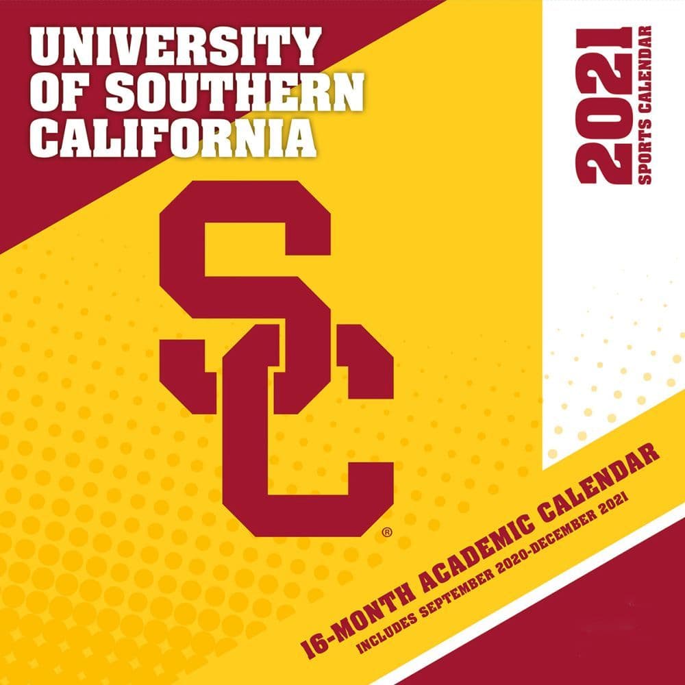 Usc Academic Calendar 2023 Usc Trojans Wall Calendar - Calendars.com