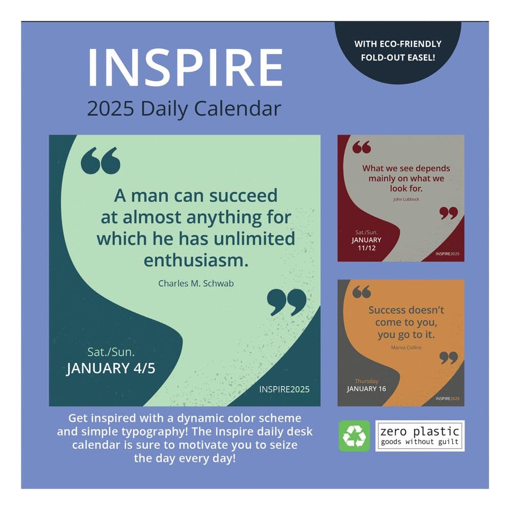 Inspire 2025 Desk Calendar First Alternate Image