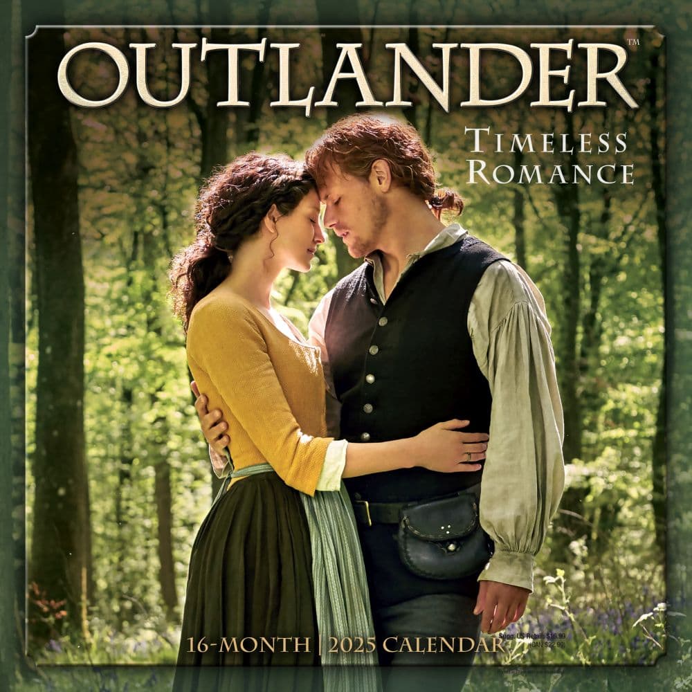 Outlander 2025 Wall Calendar Main Product Image width=&quot;1000&quot; height=&quot;1000&quot;