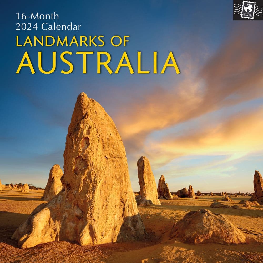 Landmarks of Australia 2024 Wall Calendar Main Product Image width=&quot;1000&quot; height=&quot;1000&quot;