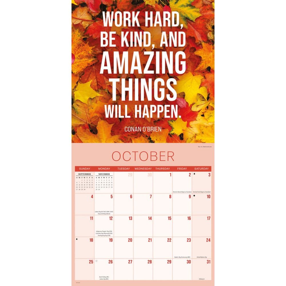 Aspire 2026 Wall Calendar Fourth Alternate Image