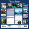 image Natures Wonders 2025 Wall Calendar