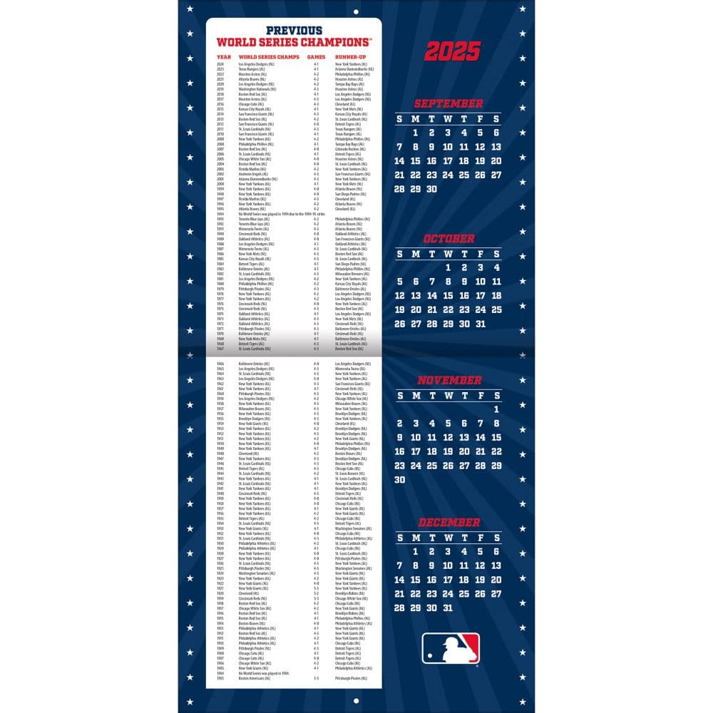 MLB Cleveland Guardians 2026 Wall Calendar Second Alternate Image