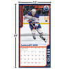 image NHL Edmonton Oilers 2025 Wall Calendar size