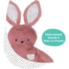 image Baby GUND Oh So Snuggly Bunny Lovey Plush Third Alternate Image