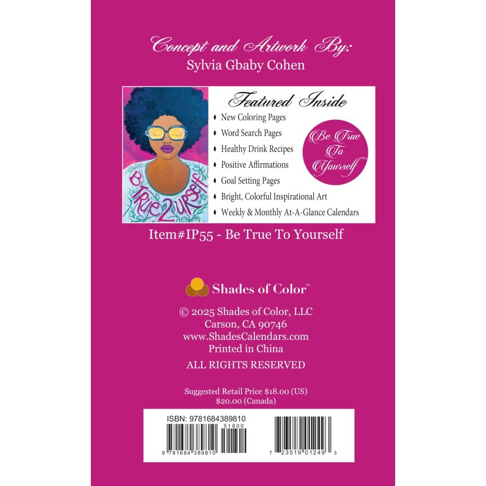 Be True to Yourself Weekly 2026 Planner First Alternate Image