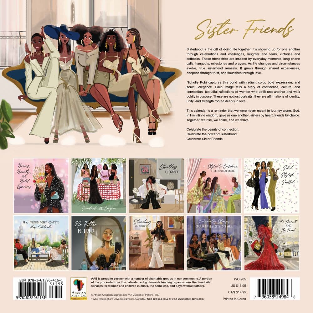 Sister Friends 2027 Wall Calendar First Alternate Image