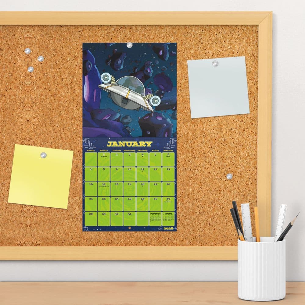 Rick & Morty 2024 Mini Wall Calendar Alternate Image 5