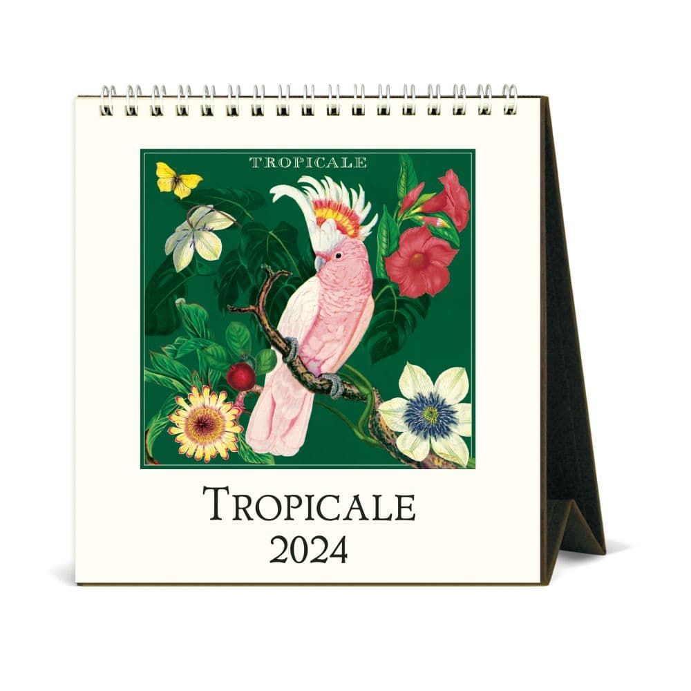 Tropicale 2024 Easel Desk Calendar