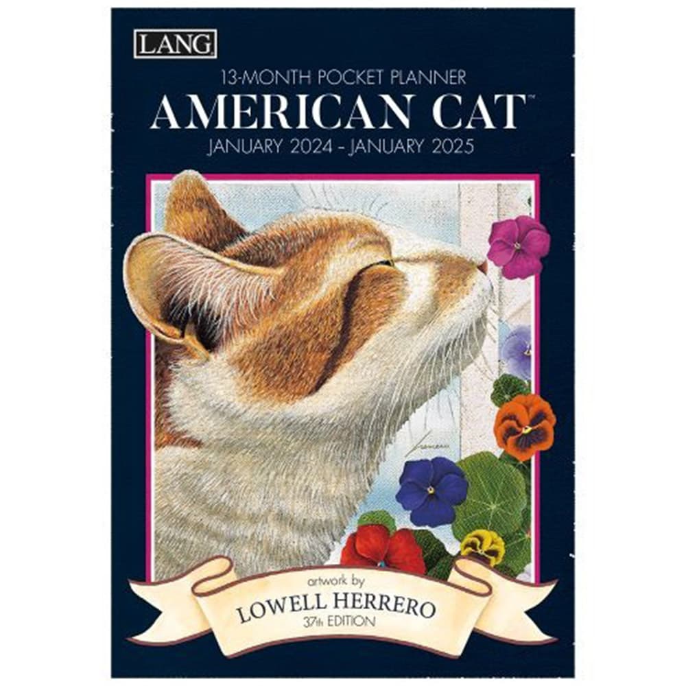 Lang American Cat 2024 Monthly Pocket Planner (24991003156)