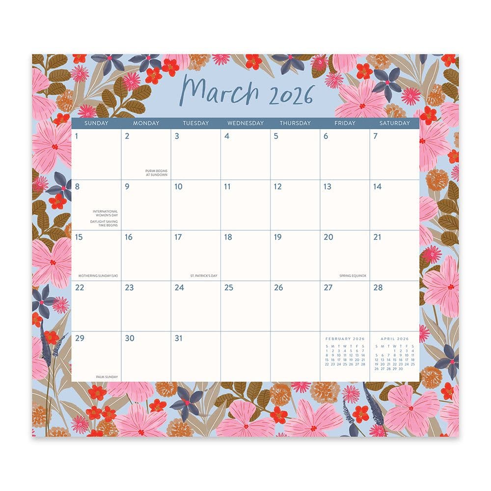 Secret Garden 2026 Magnetic Calendar Fourth Alternate Image