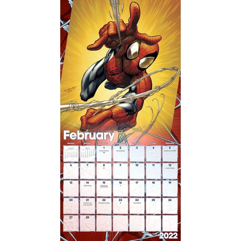 New Spiderman Calendar 2022 Photos Hbsrry Plant Calendar 2022