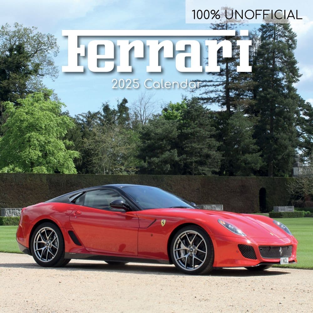 Ferrari 2025 Wall Calendar Main Product Image width=&quot;1000&quot; height=&quot;1000&quot;