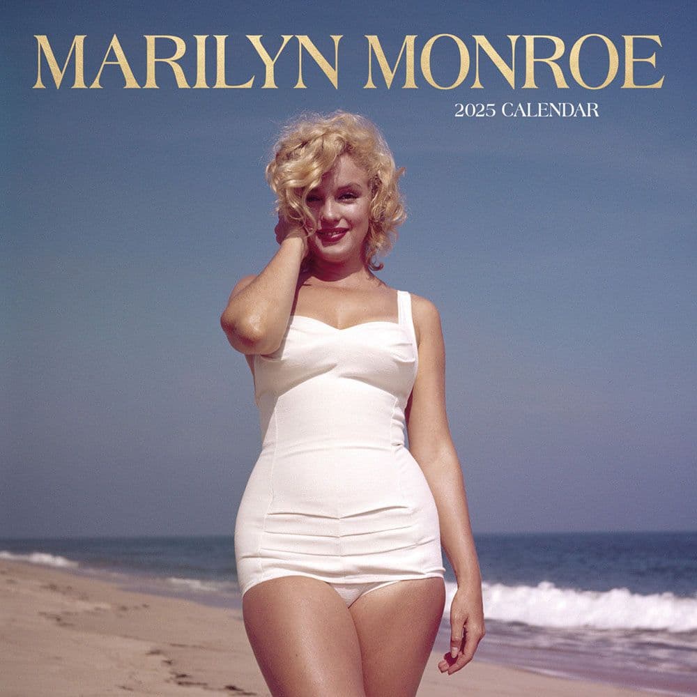 Marilyn Monroe 2025 Mini Wall Calendar  Main Image