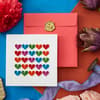 image Rainbow Hearts Quilling Birthday Card Card Seventh Alternate Image width=&quot;1000&quot; height=&quot;1000&quot;