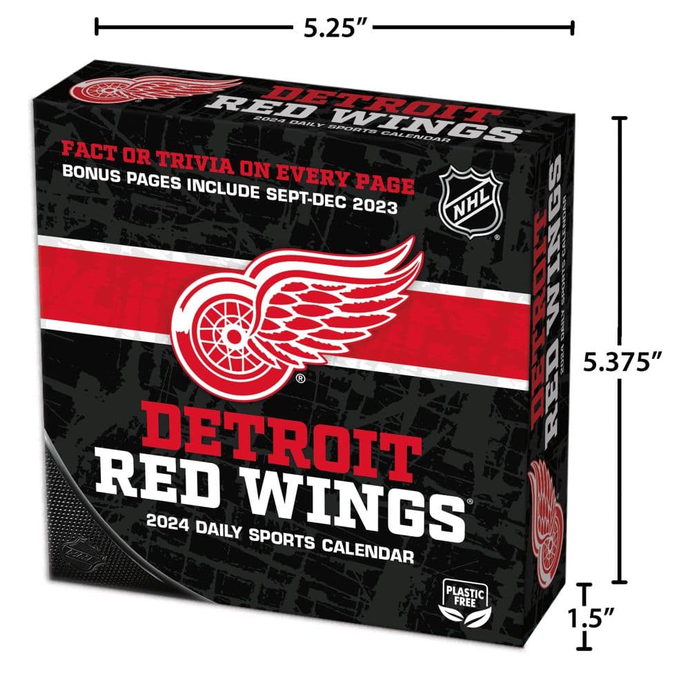 Detroit Red Wings 2024 Desk Calendar Sixth Alternate Image width=&quot;1000&quot; height=&quot;1000&quot;