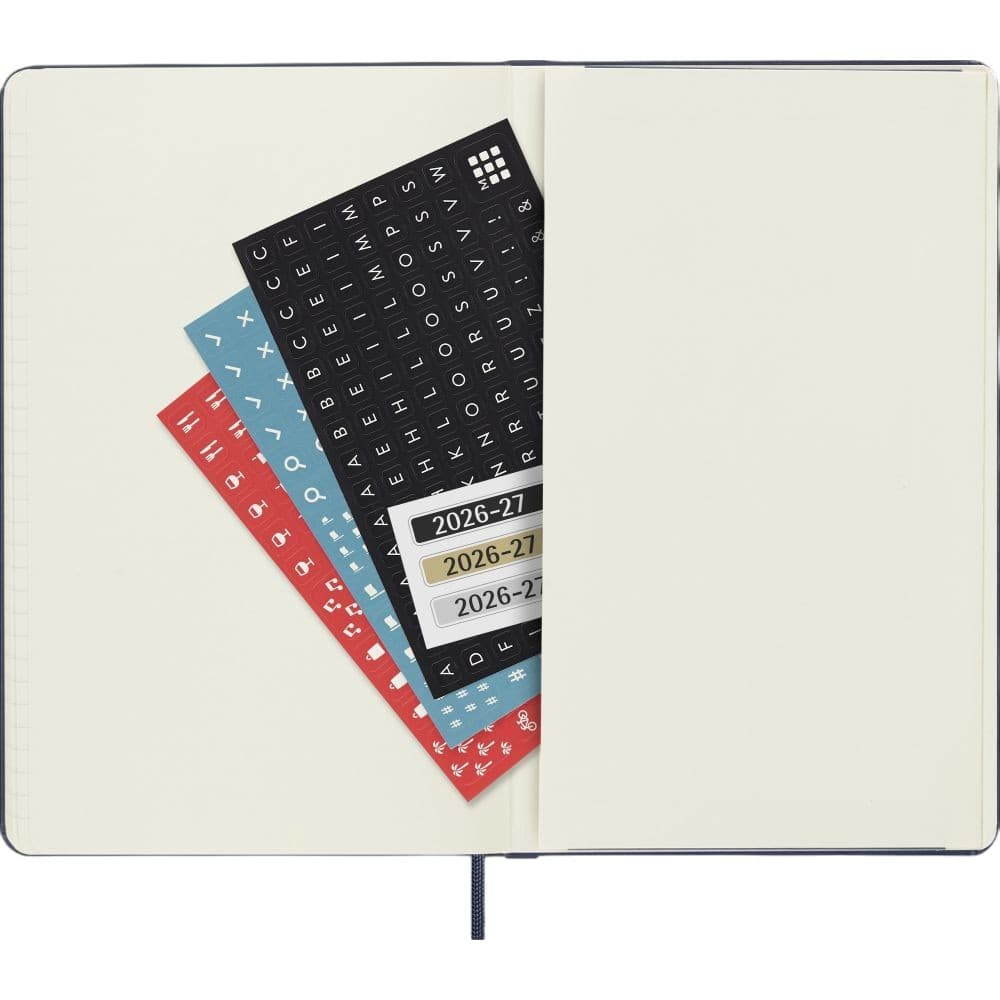 Moleskine Sapphire Blue 2027 Large Hard Cover Weekly Planner Fifth Alternate Image