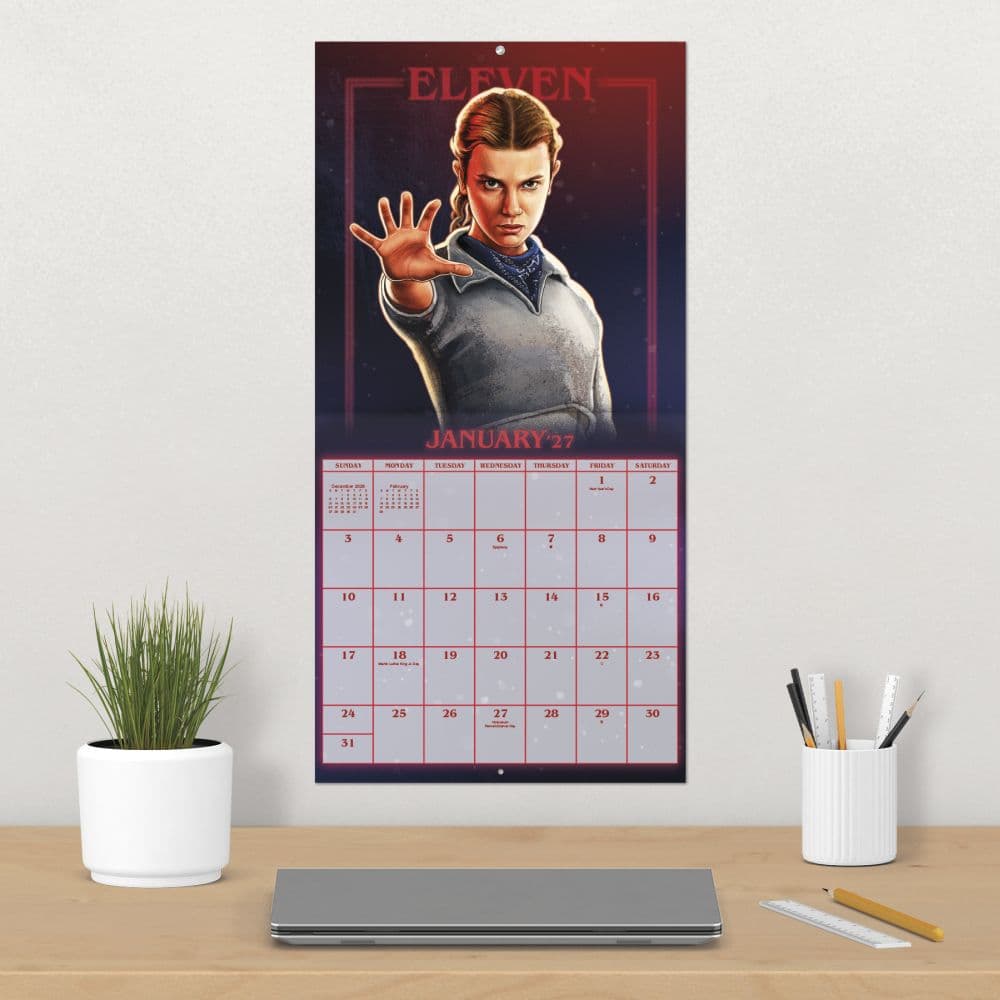 Stranger Things 2027 Wall Calendar Fourth Alternate Image