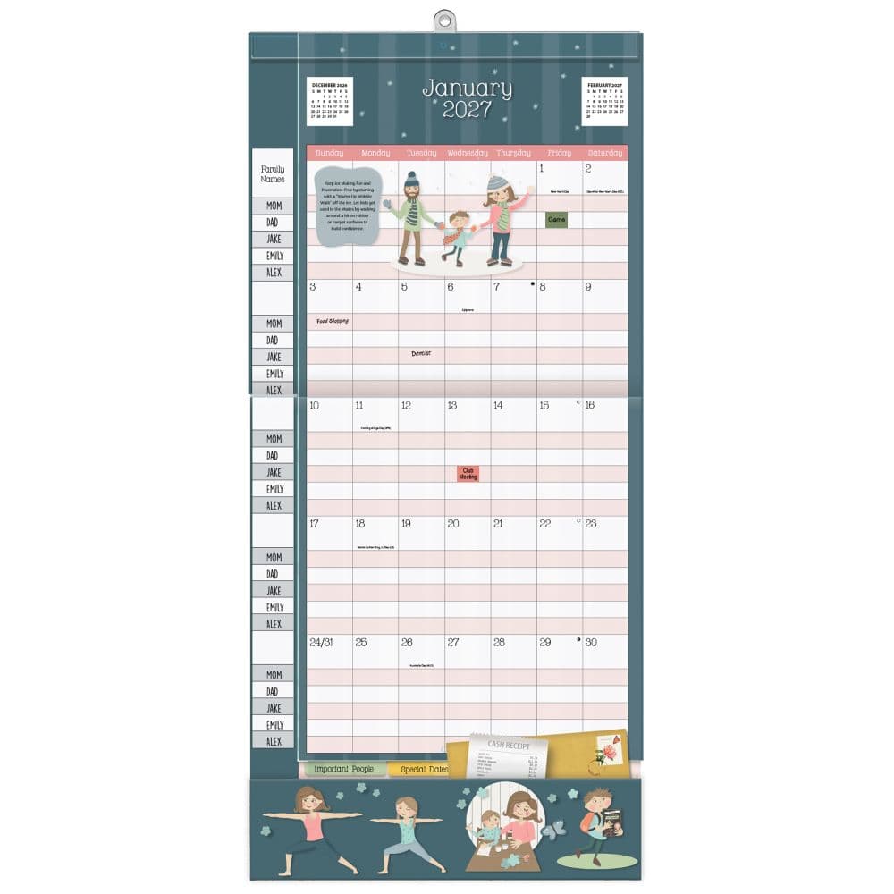 Moms 2027 Plan It Wall Calendar by Cindy Revell Second Alternate Image