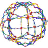 image Hoberman Mini Sphere Rainbow Expanding Toy First Alternate Image