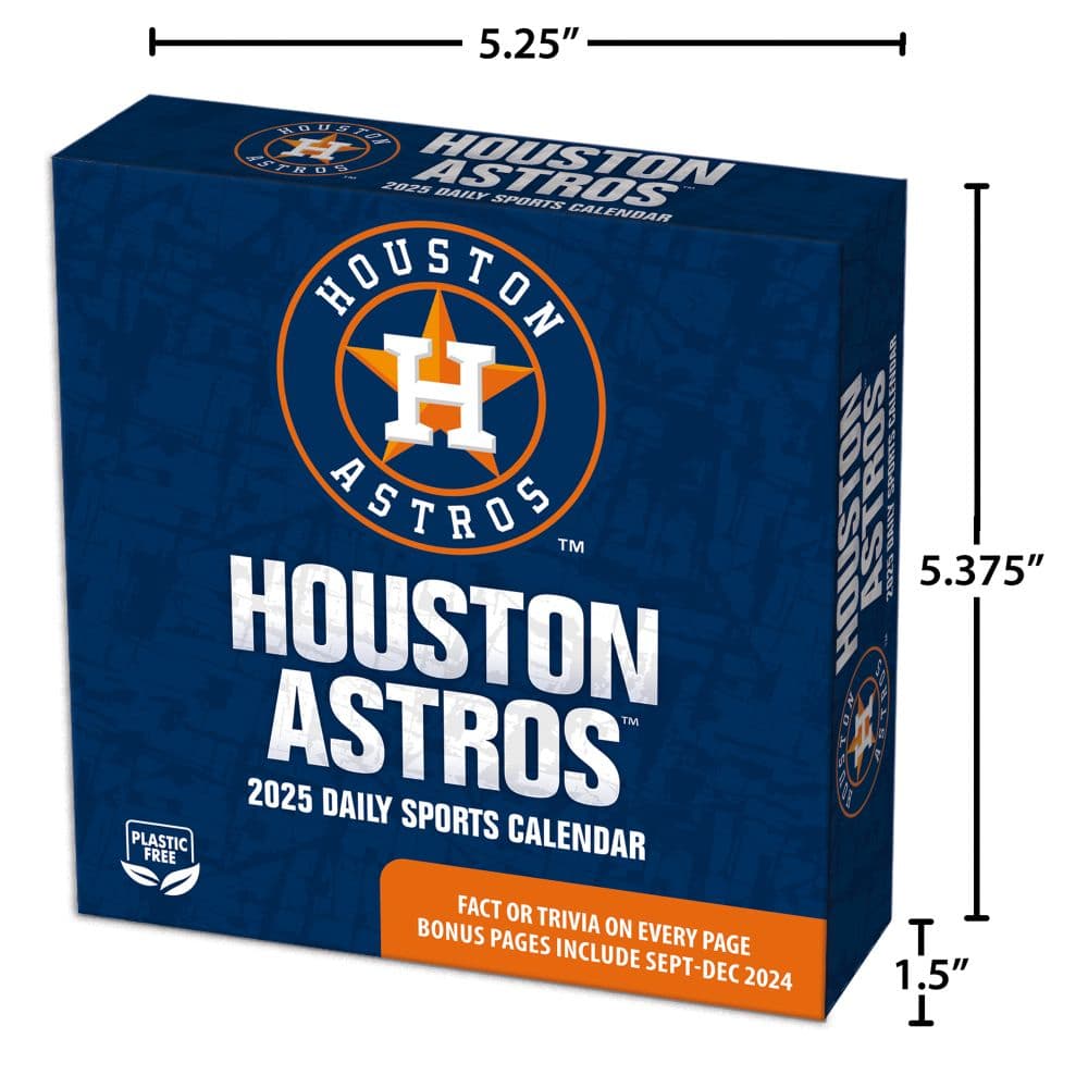 MLB Houston Astros 2025 Desk Calendar Fifth Alternate Image