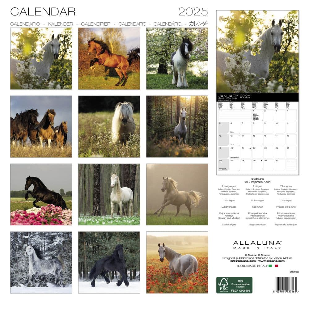 Horses 2025 Wall Calendar First Alternate Image width=&quot;1000&quot; height=&quot;1000&quot;