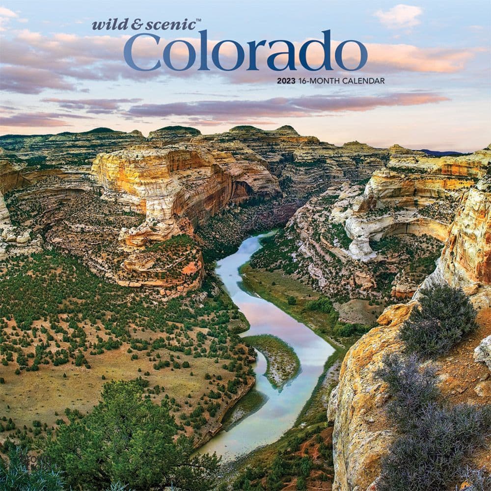 BrownTrout Colorado Wild and Scenic 2023 Wall Calendar