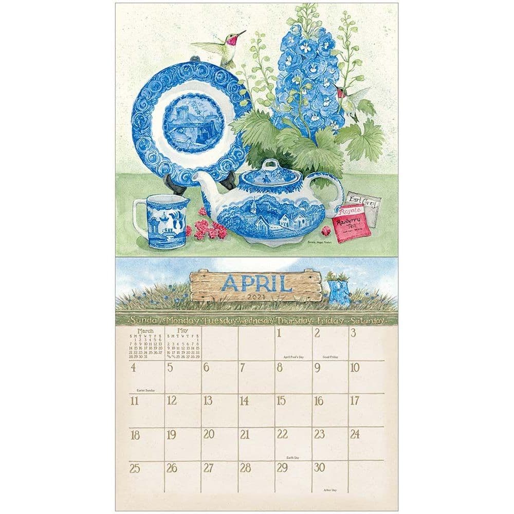 Garden Path Fisher Wall Calendar