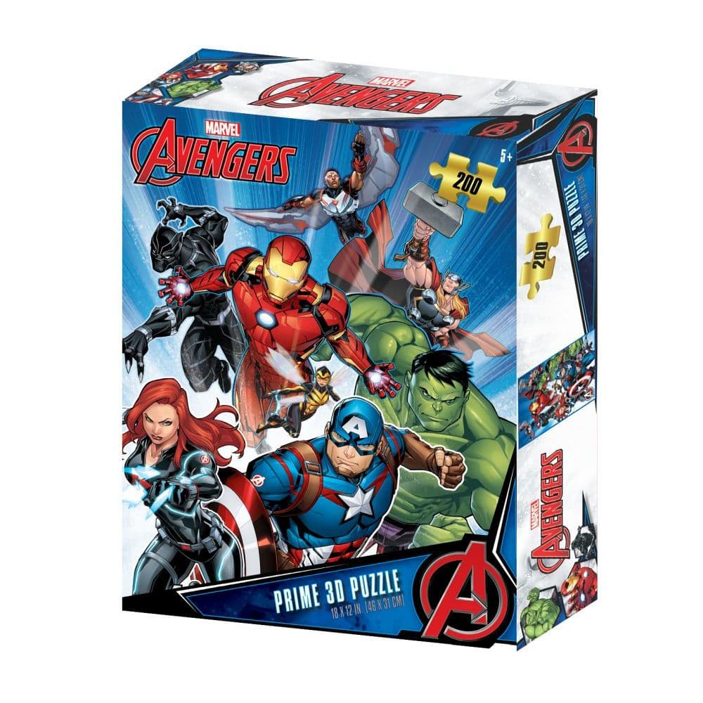 Prime 3D Marvel Avengers 200pc Piece Puzzle