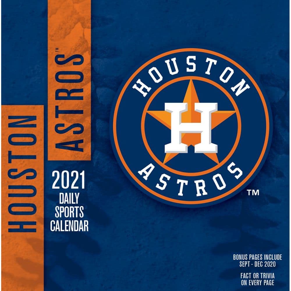 Houston Astros Calendar 2022 Houston Astros Desk Calendar Calendars Com
