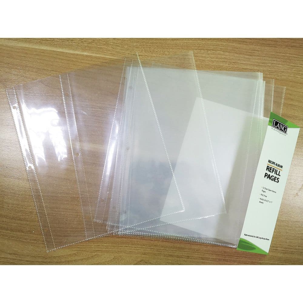 Large Recipe Album Full Page Refill Pages Alternate Image 1
