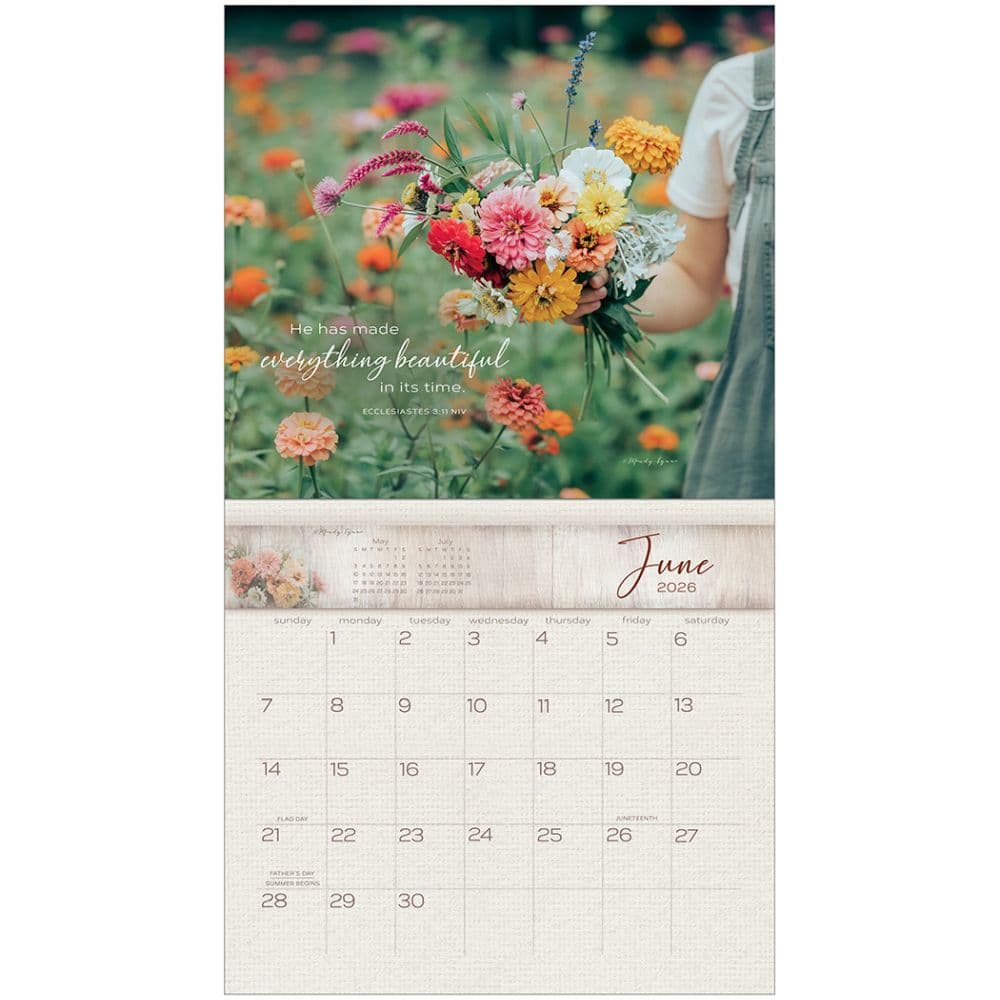 Living in the Light by Mandy Lynne 2026 Wall Calendar Second Alternate Image