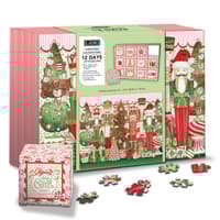 image Merry Nutcrackers Countdown Calendar 500 Piece Puzzle Main Product Image