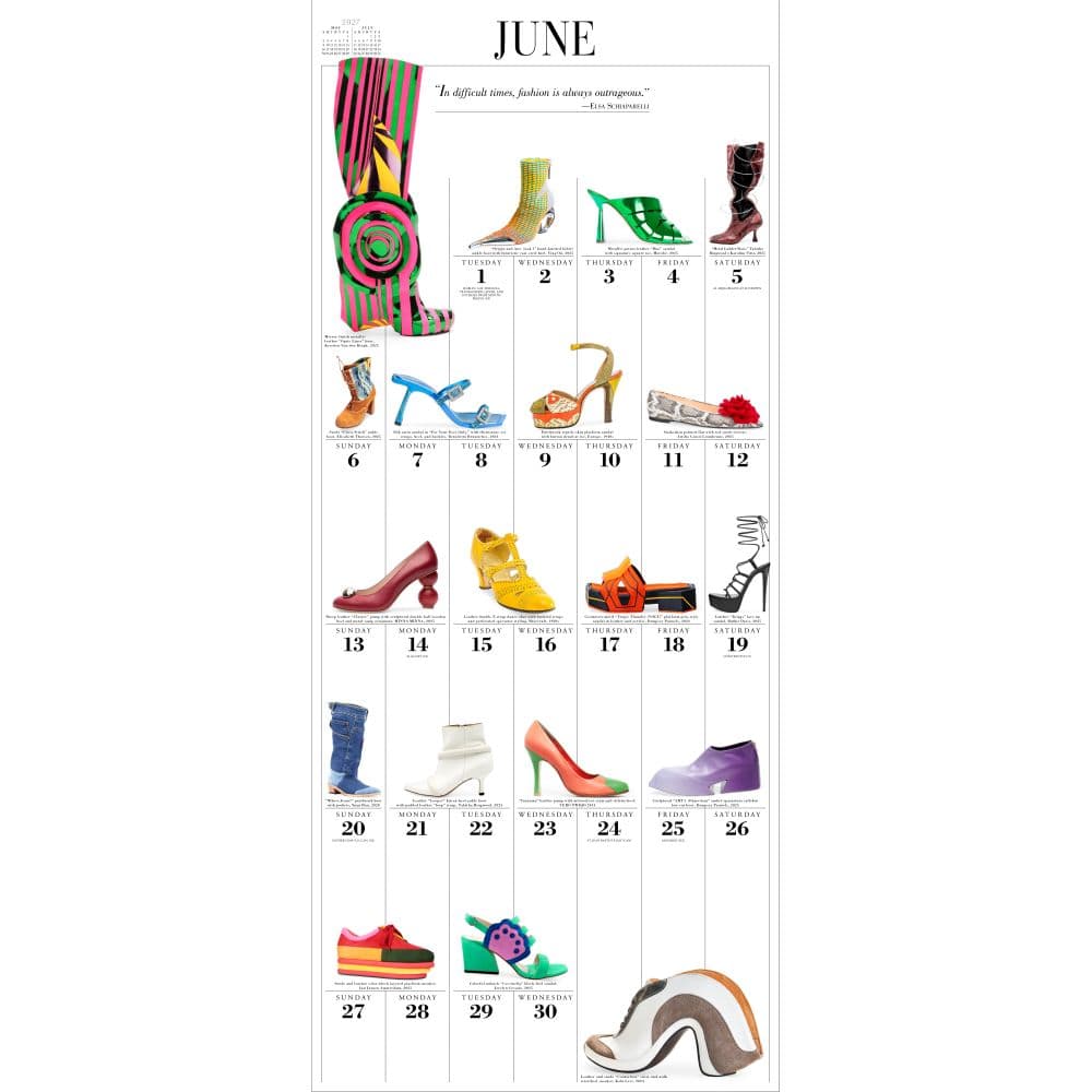 365 Days of Shoes Picture-A-Day 2027 Wall Calendar Second Alternate Image