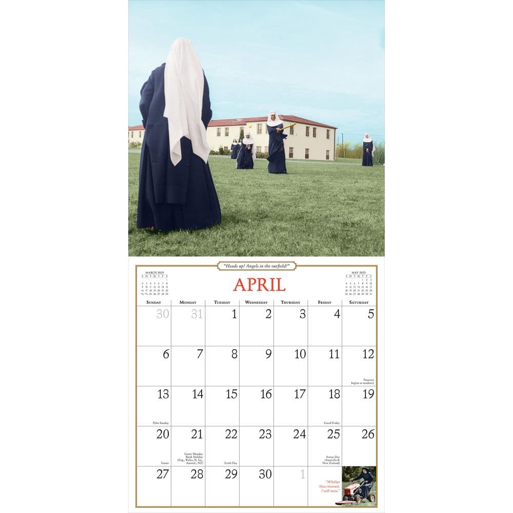 Nuns Having Fun 2025 Wall Calendar First Alternate Image width="1000" height="1000"