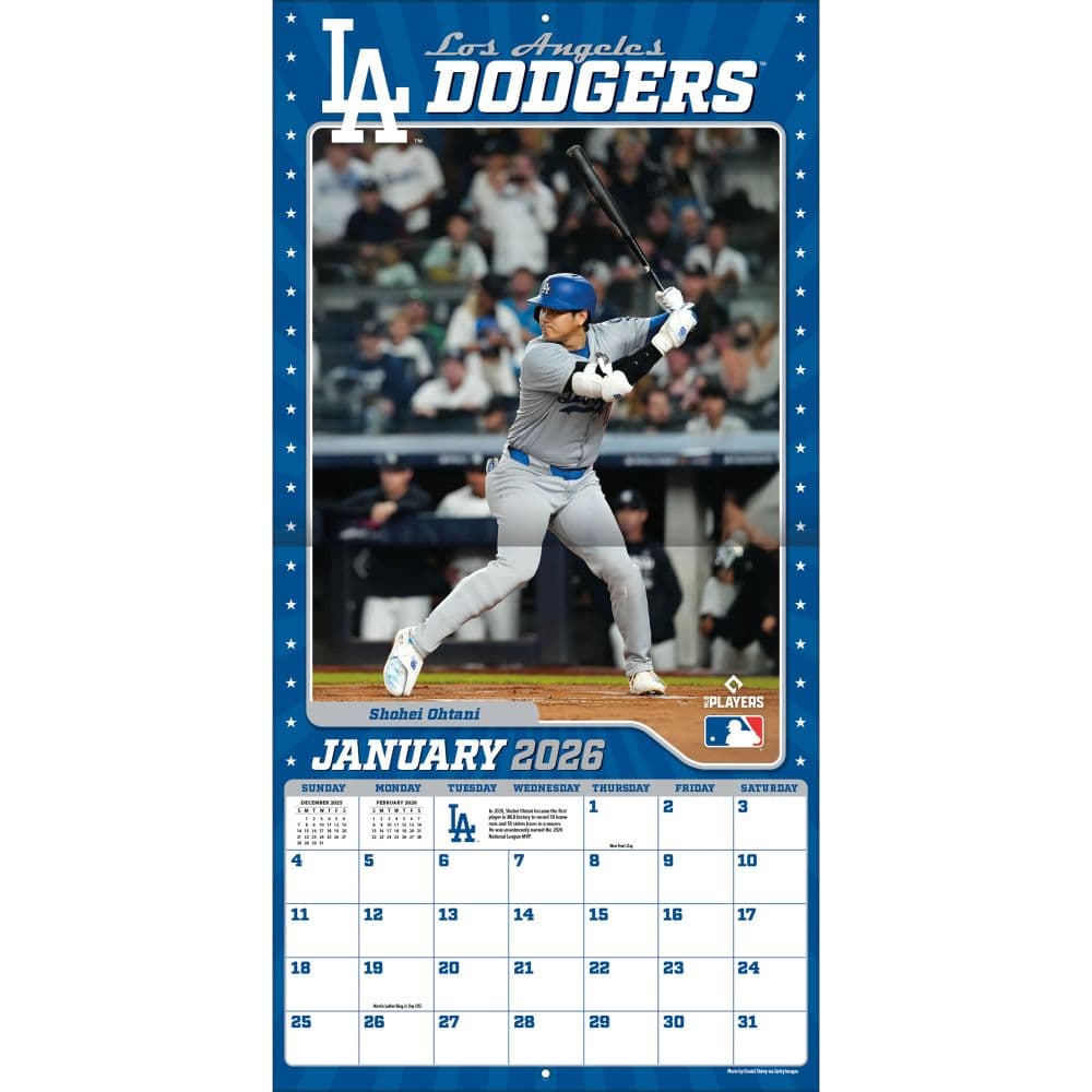 MLB Elite 2026 Wall Calendar Third Alternate Image