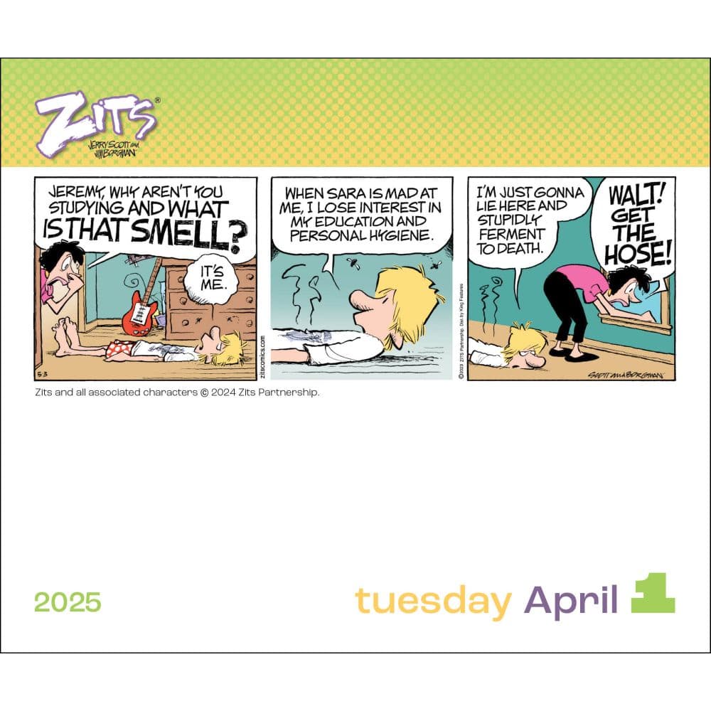 Zits 2025 Desk Calendar First Alternate Image width=&quot;1000&quot; height=&quot;1000&quot;