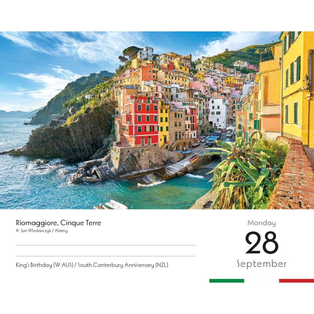 Italy 2026 Desk Calendar Fourth Alternate Image