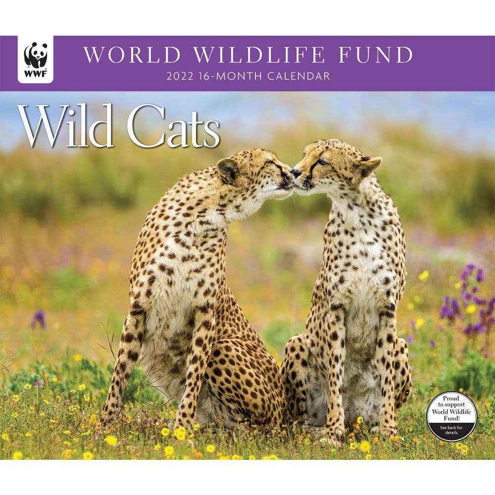 Wild Cats WWF 2022 Wall Calendar
