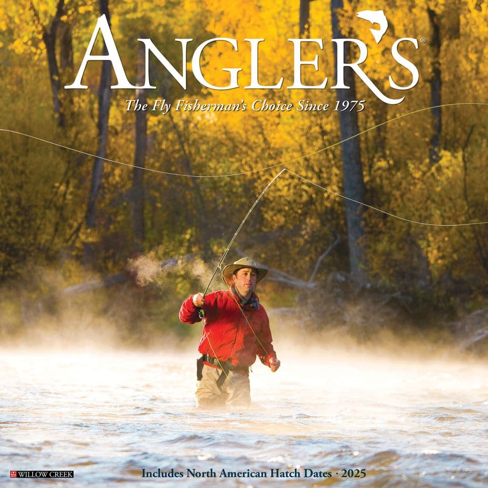 Anglers 2025 Wall Calendar