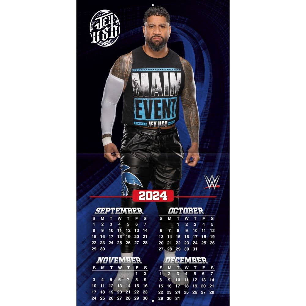 WWE Superstars 2025 Wall Calendar Third Alternate Image