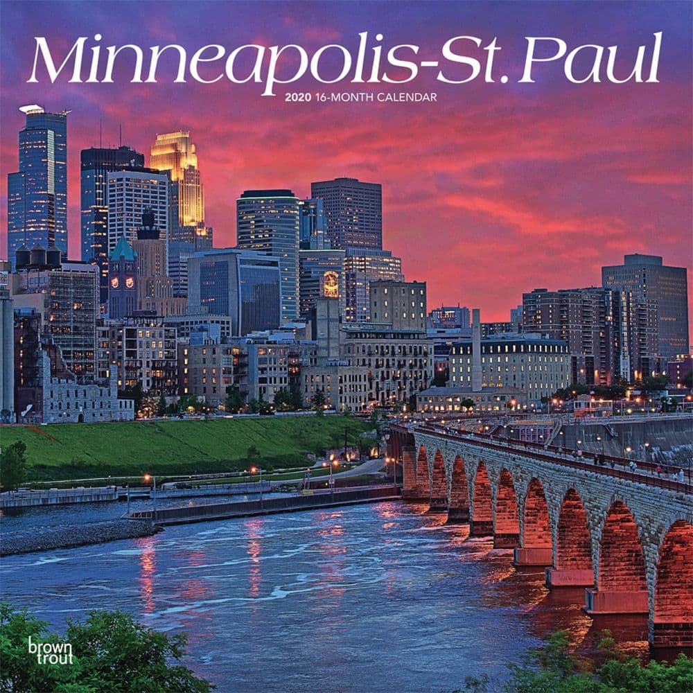 Minneapolis St Paul Wall Calendar