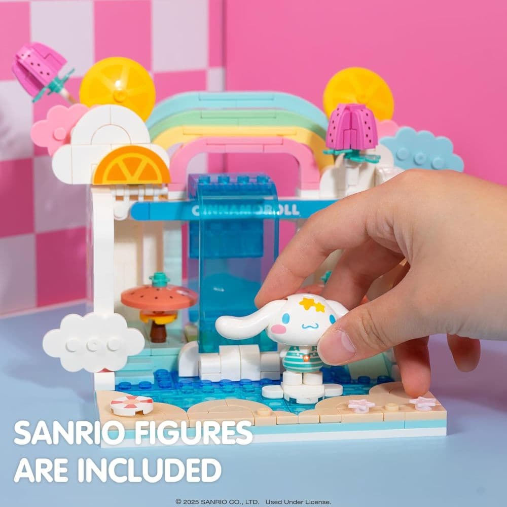 Sanrio Building Blocks Cinnamoroll Wave Pool Cafe Fourth Alternate Image
