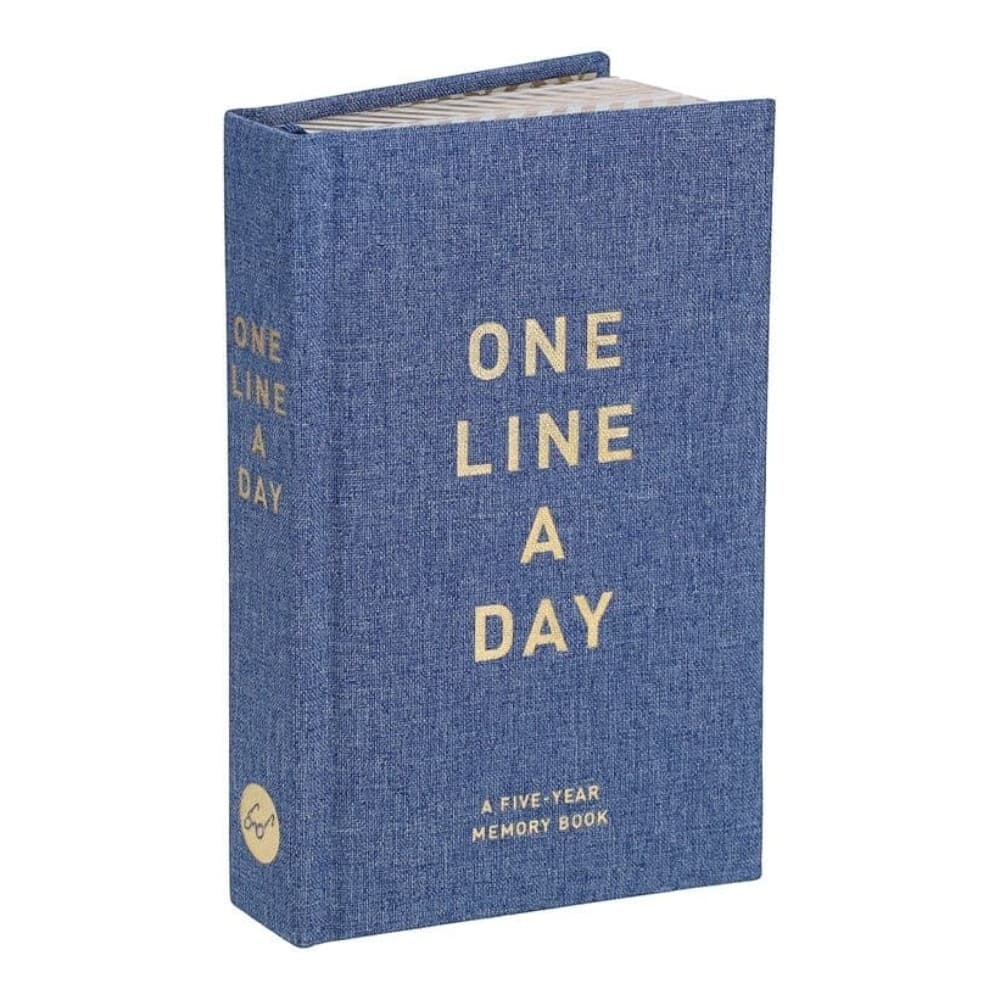 Denim One Line A Day Memory Book Main Product Image
